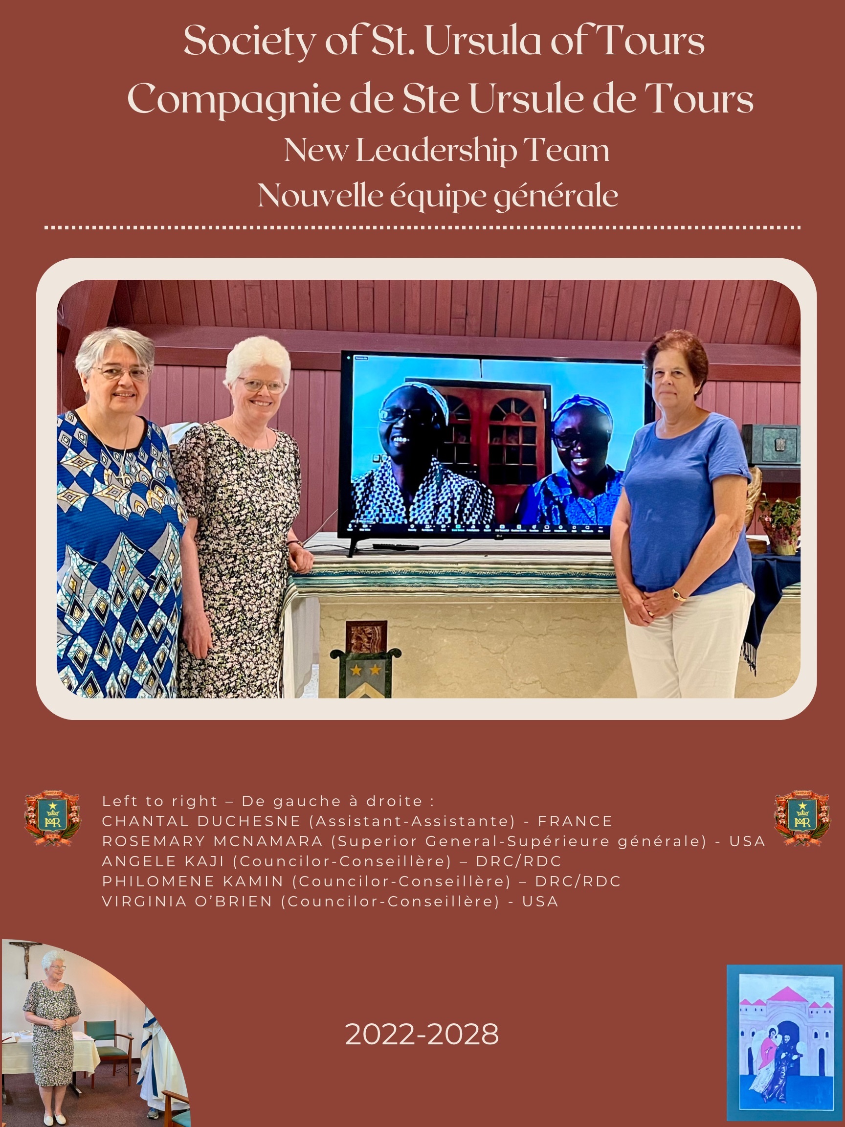 Une nouvelle gouvernance pour les sœurs de la Compagnie de Sainte