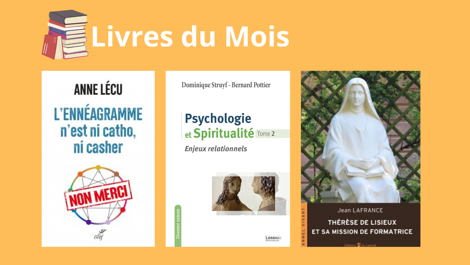 Lire la suite à propos de l’article Les livres du mois